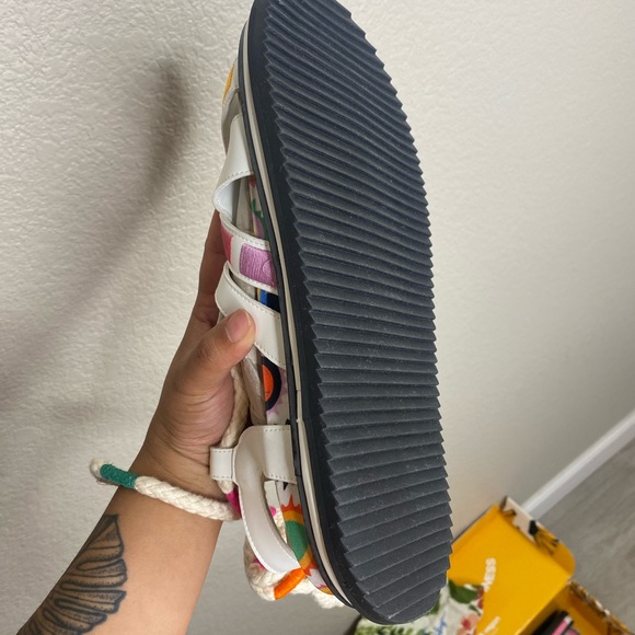 NEW Farm Rio Sunset Anatomic Braided Colorful Sandals / Size 9 / NEW IN BOX - Picture 6 of 10